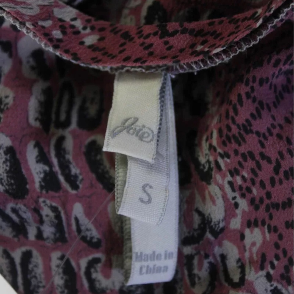 JOIE Silk Snakeskin Print Tank Top Blouse ~ Small - Picture 9 of 10